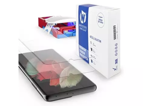 Защитное стекло Samsung DomeGlass B2C для Samsung Galaxy S21 Ultra 2шт. (F-S21ULT-B2C)