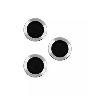 Защитное стекло Usams US-BH714 на камеру iPhone 12 Pro Max/12 Pro (3 шт), серебряный (BH714JTT01)