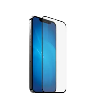 Защитное стекло Zibelino для APPLE iPhone 12 mini 3D с защитой динамика от пыли Black ZTG-3D-DP-APL-12-MINI-BLK