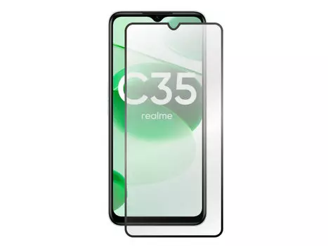Защитное стекло Zibelino для Realme С35 4G 5D Black ZTG-5D-RLM-C35-BLK