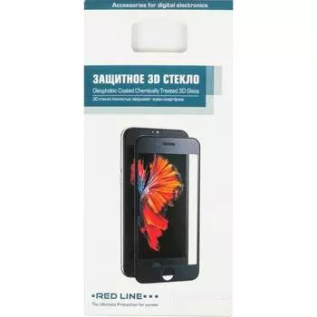 Защитный экран Red Line для Xiaomi 12/12X Full Screen 3D Tempered Glass Full Glue Black УТ000029618