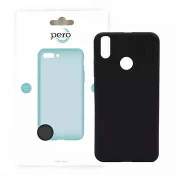 Защитный чехол PERO для Huawei P20 Lite софт-тач/черный