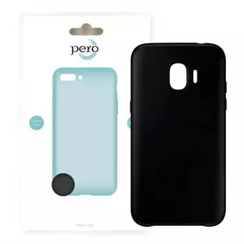 Защитный чехол PERO для Samsung J4 2018 софт-тач/черный