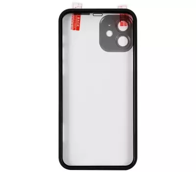 Защитный комплект Red Line 360° Full Body для iPhone 12 (чехол+стекло), черный
