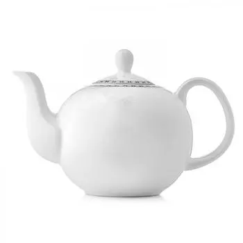 Заварочный чайник Esprado Arista White 1200мл, костяной фарфор