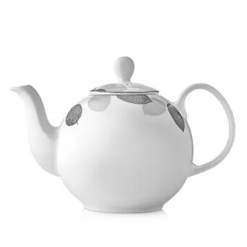 Заварочный чайник Esprado Bosqua Platina 1220мл, костяной фарфор