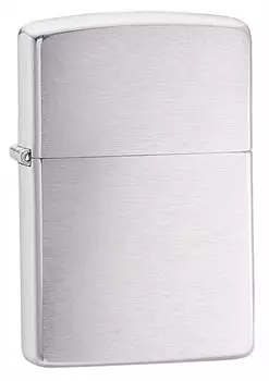 Зажигалка Zippo c покрытием Brushed Chrome (162)