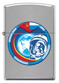 Зажигалка Zippo Гагарин (200 COSMONAUT)