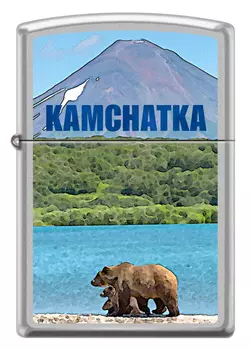 Зажигалка Zippo Камчатка (205 KAMCHATKA)