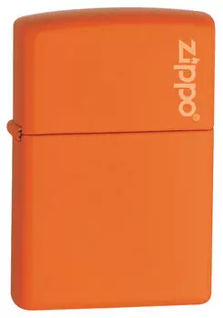 Зажигалка Zippo Orange Matte Logo (231ZL)