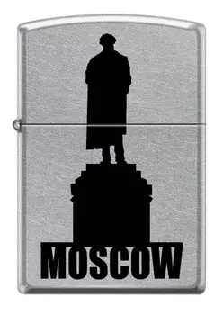 Зажигалка Zippo Памятник Пушкину (207 MOSCOW SILHOUETTE)