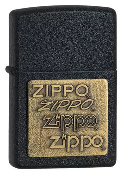 Зажигалка Zippo с покрытием Black Crackle (362)