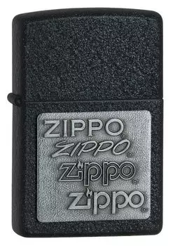 Зажигалка Zippo с покрытием Black Crackle (363)