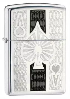 Зажигалка Zippo с покрытием High Polish Chrome (24196)
