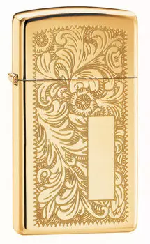 Зажигалка Zippo Slim Venetian Brass (1652B)