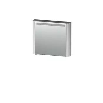 Зеркало, зеркальный шкаф, правый, 80 см AM.PM Sensation M30MCR0801FG, с подсветкой, цвет:серый шелк, глянцевая