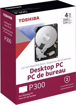 Жесткий диск HDD Toshiba P300 4Tb (HDWD240EZSTA)