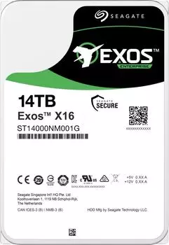 Жесткий диск Seagate Exos X16 14TB (ST14000NM001G)
