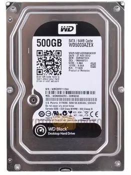 Жесткий диск WD Black 500Gb (WD5003AZEX)