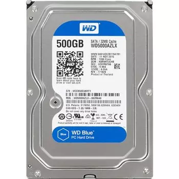 Жесткий диск WD Blue 500Gb (WD5000AZLX)