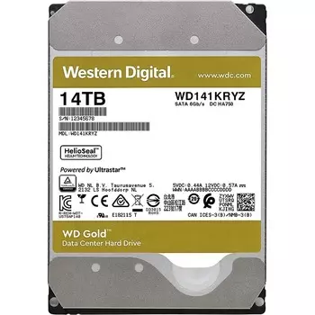Жесткий диск WD Gold 14Tb (WD141KRYZ)