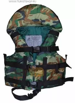 Жилет Страховочный Sm 00003377 С Подголовником Р 50-54 До 100Кг Камуфляж(L)