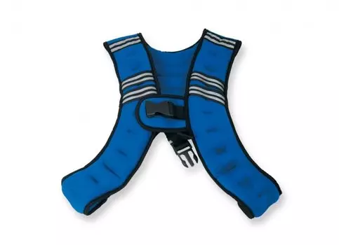 Жилет утяжелитель Кроссфит INDIGO 10 кг с регулировкой веса 605 HKVR