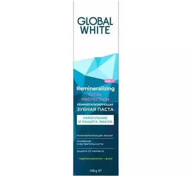 Зубная паста Global White реминерализирующая 100 г