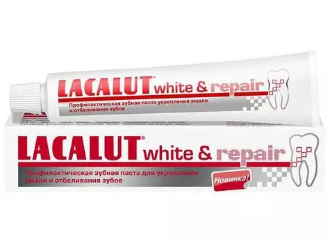 Зубная паста Lacalut White &amp; Repair 50 мл
