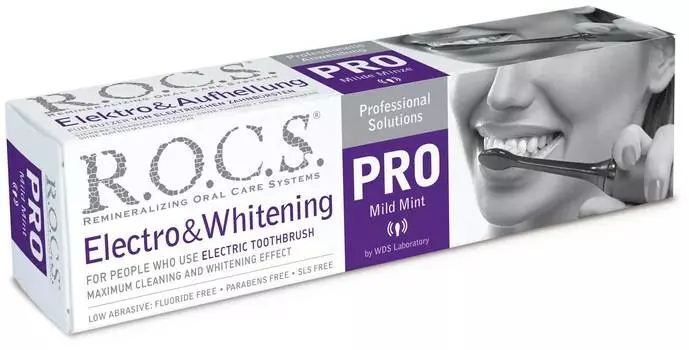 Зубная паста R.O.C.S. Pro Electro &amp; Whitening Mild Mint 135 гр