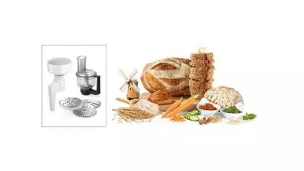 Комплект насадок Bosch MUZXLVE1 для кухонных комбайнов