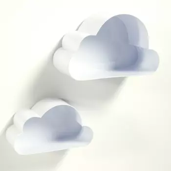 2 полки настенные в форме облака, Spacielle
