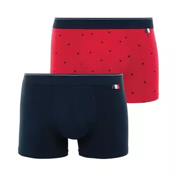 2 трусов-боксеров из хлопка стретч Made in France