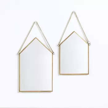 2 зеркала Uyova в форме домика