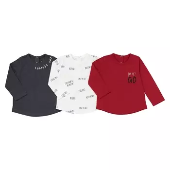 3 футболки с длинными рукавами, 1 мес. - 3 года