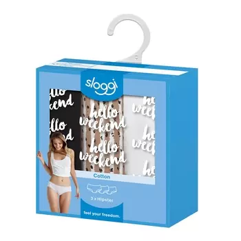 3 трусов-шорт хлопковых HIPSTER WEEKEND