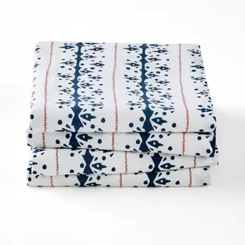 4 полотенца из хлопка и льна MARILOU