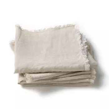 Комплект из 4 столовых салфеток LaRedoute