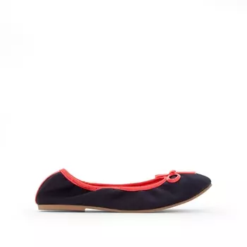 Балетки из синтетики