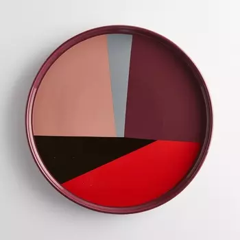 Блюдо сервировочное разноцветное, из керамики DRISKOL