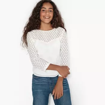 Блузка из кружева, 10-16 лет