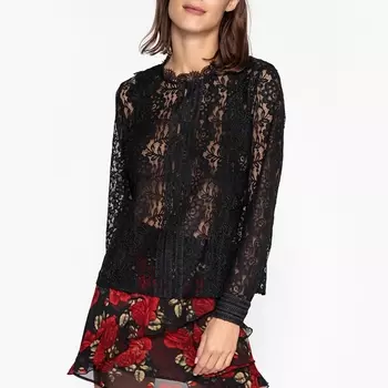 Блузка с длинными рукавами из кружева BETINA