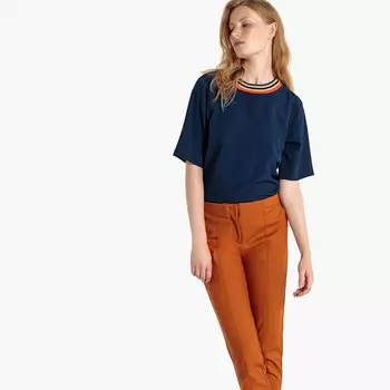 Блузка с короткими рукавами