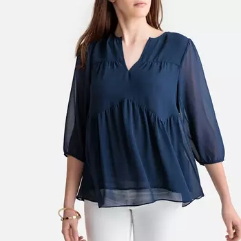 Блузка с рукавами 3/4