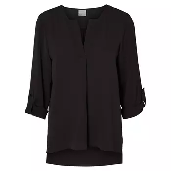 Блузка с V-образным вырезом и рукавами 3/4