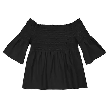 Блузка с вырезом-лодочкой и рукавами 3/4, 10-16 лет