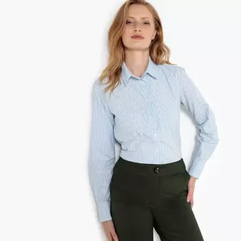 Блузка в полоску с длинными рукавами