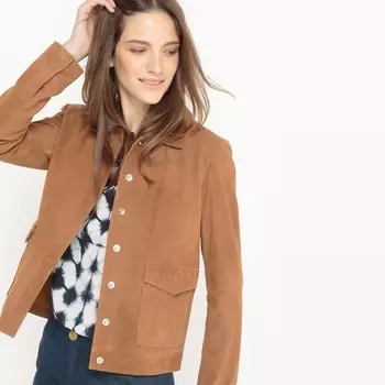 Блузон короткий, 100% кожа