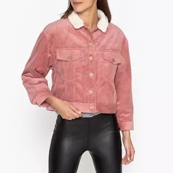 Блузон короткий из рифленого велюра GINETTA