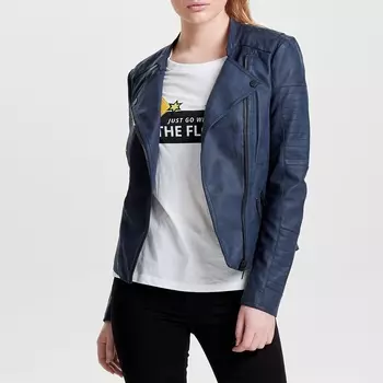 Блузон короткий с застежкой на молнию, модель демисезонная